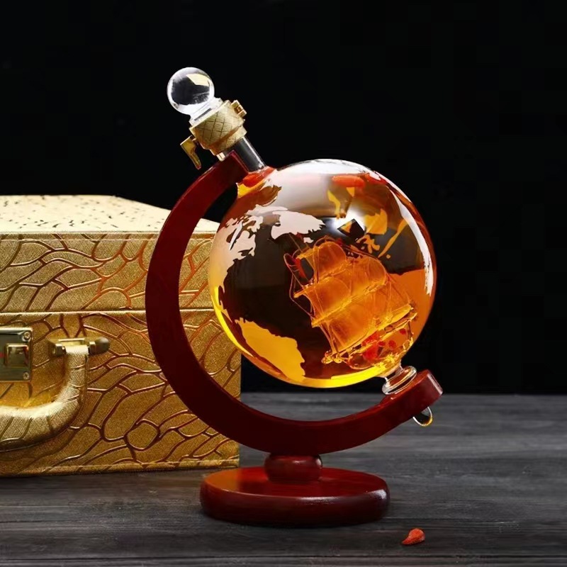 Wine Vodka Beer - Yaratıcı Küresel Sürahi, Viski Dağıtıcısı, Özelleştirilebilir