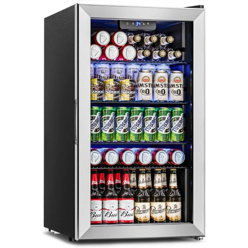Wine Beer Mini Fridge - İçecek Soğutucu - 126 Kutu Mini