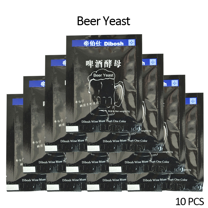 Wine Beer Yeast - Ambalaj için 10 adet Alüminyum Çanta