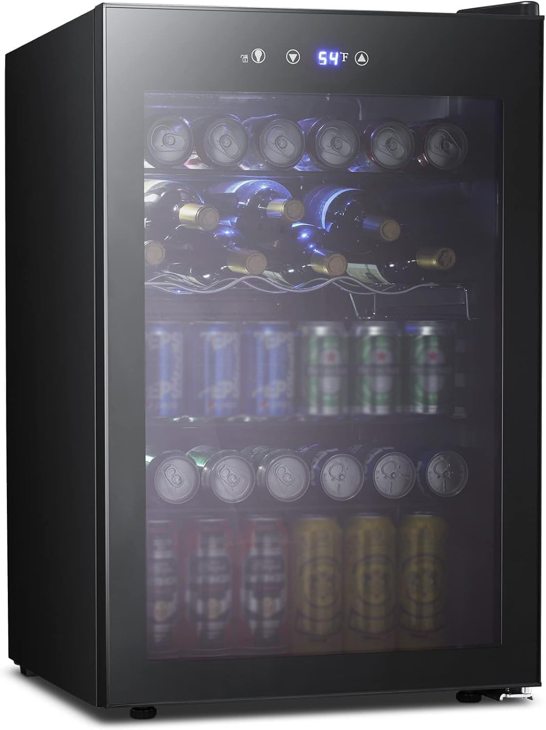 Wine Beer Mini Fridge - 4.5 Cu.ft İçecek Soğutucu, 145 Kutu