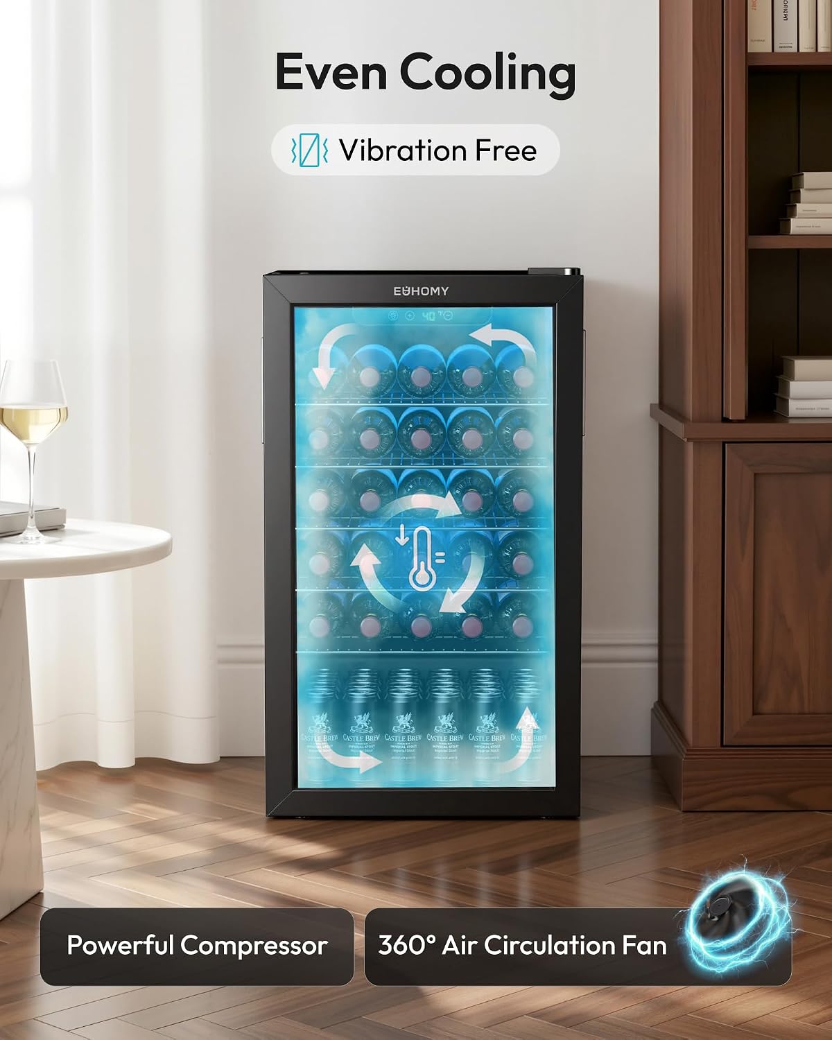 125 Litre Cam Kapılı Soda, Bir - Wine Beer Mini Fridge incelemesi ve fiyatı