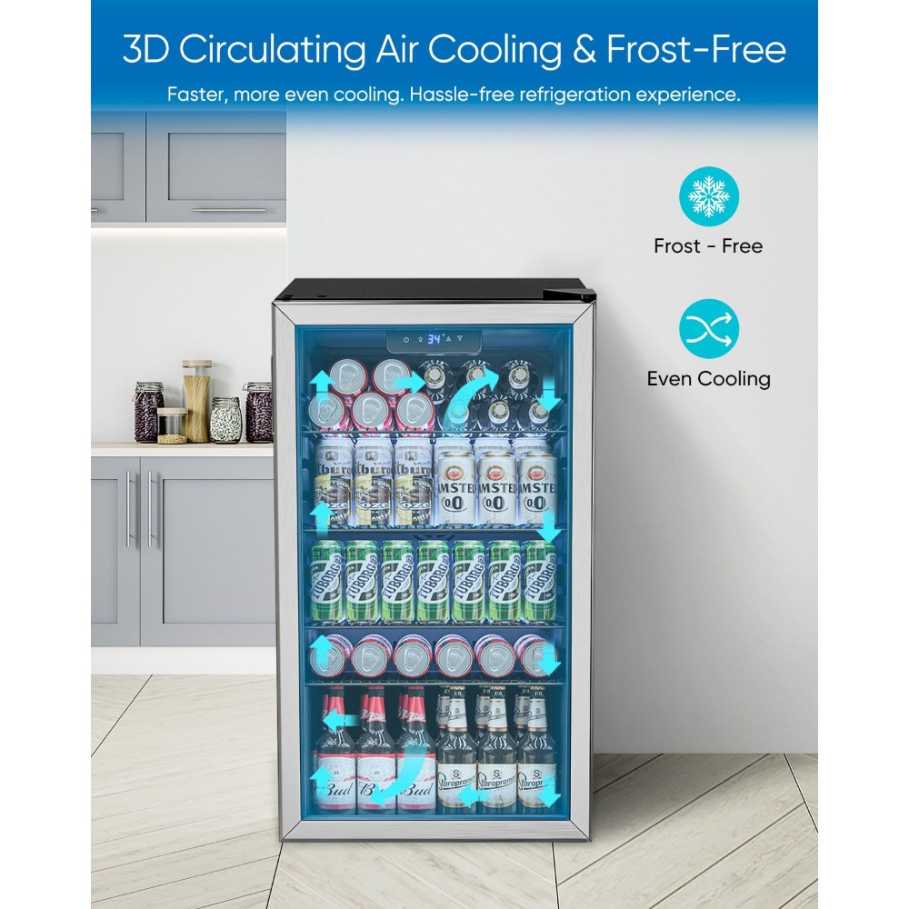 İçecek Soğutucu - 126 Kutu Min - Wine Beer Mini Fridge incelemesi ve fiyatı