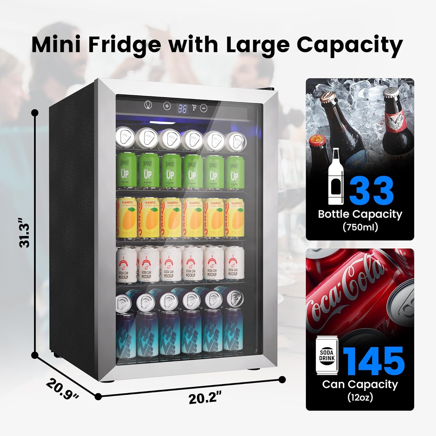 4,5 Cu.Ft İçecek Soğutucu Buzd - Wine Beer Mini Fridge incelemesi ve fiyatı