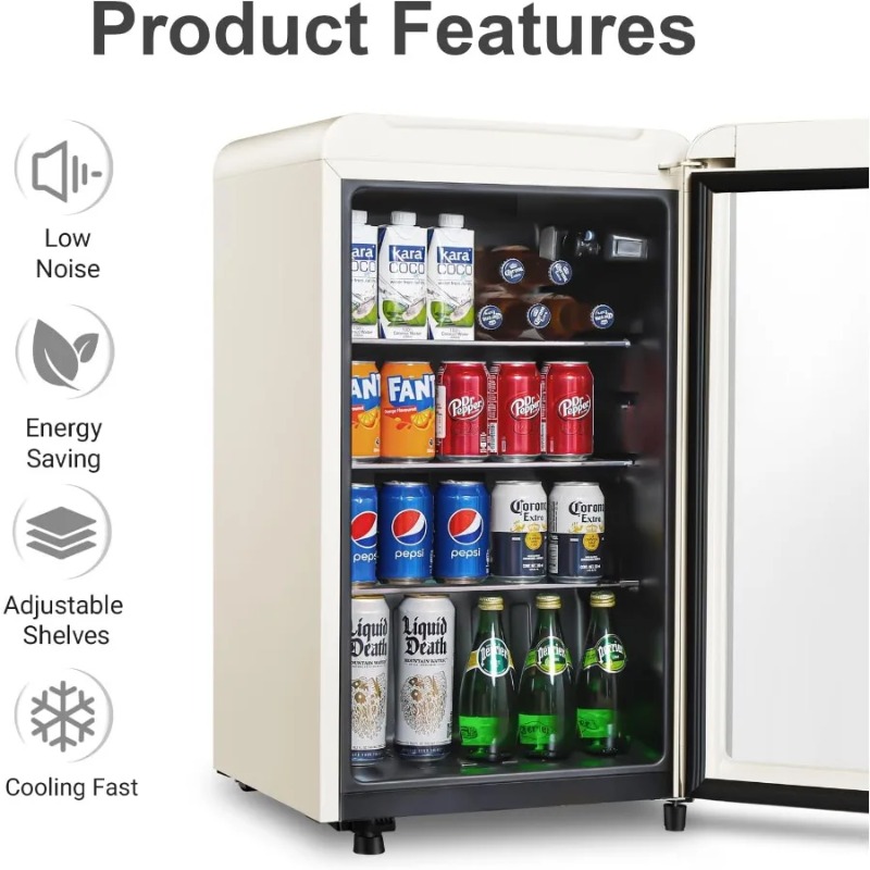Retro İçecek Buzdolabı Soğutuc - Wine Beer Mini Fridge incelemesi ve fiyatı