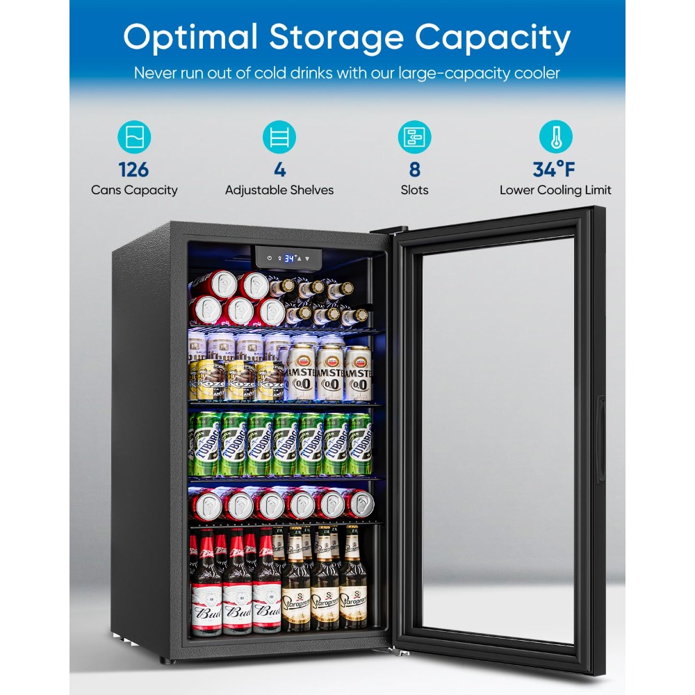 3.2 Cu.Ft Mini İçecek Buzdolab - Wine Beer Mini Fridge incelemesi ve fiyatı