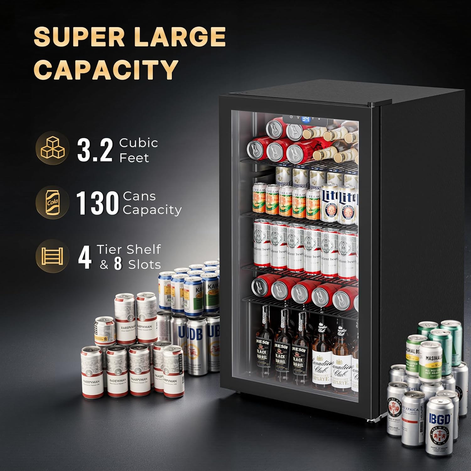 130 Kutu İçecek Buzdolabı, 3.2 - Wine Beer Mini Fridge incelemesi ve fiyatı