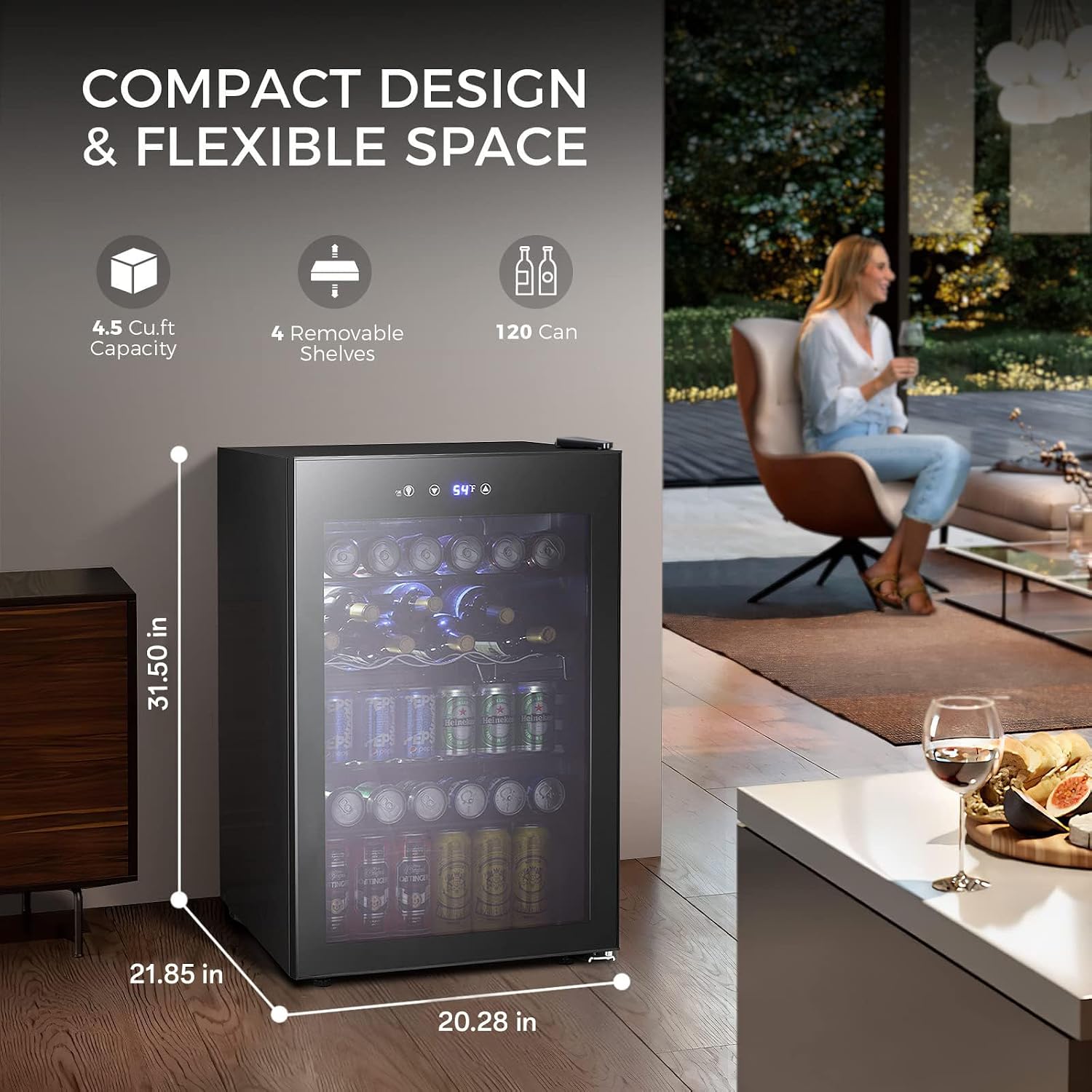 4.5 Cu.ft İçecek Soğutucu, 145 - Wine Beer Mini Fridge incelemesi ve fiyatı