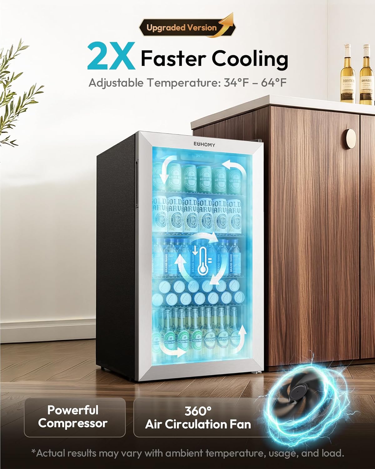 Mini Buzdolabı 130 Kutu İçecek - Wine Beer Mini Fridge incelemesi ve fiyatı