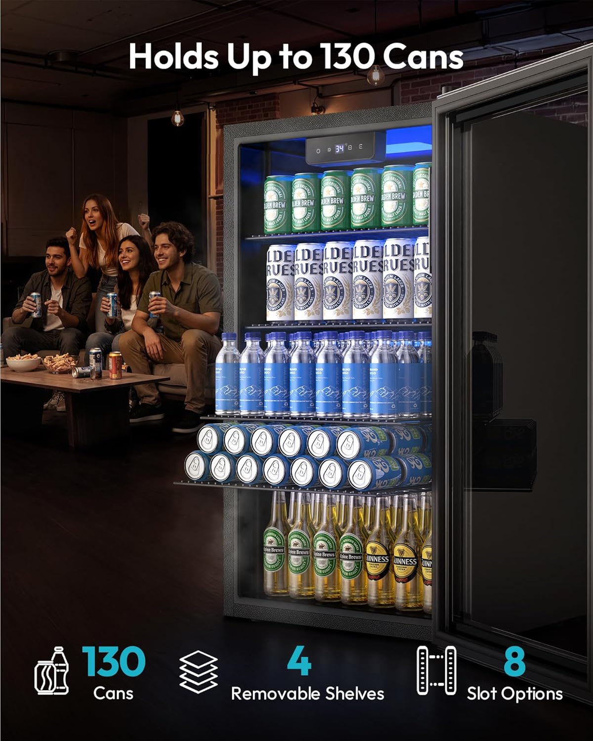 Mini Buzdolabı 130 Kutu İçecek - Wine Beer Mini Fridge incelemesi ve fiyatı